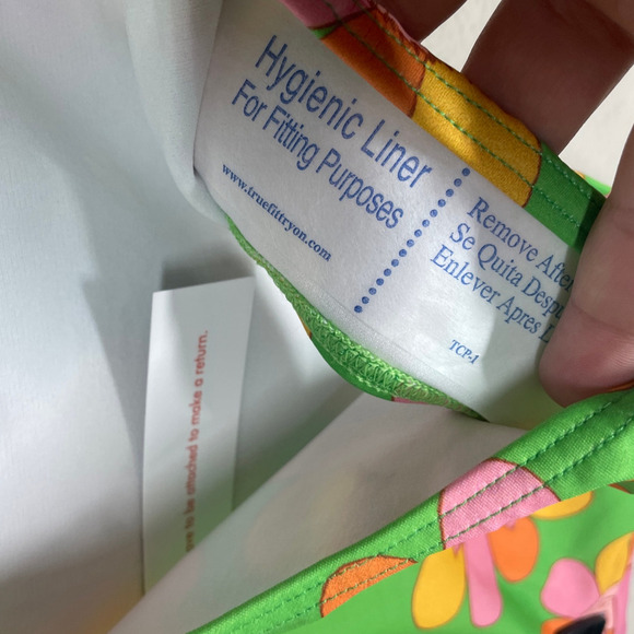 ModCloth Large Marisol Muro Sara High Waisted Bikini Bottom Green Floral Cat - Picture 5 of 8